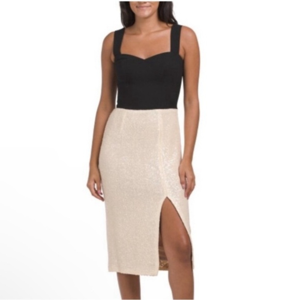Dress The Population New! Malise Sequin Cocktail Mini Dress